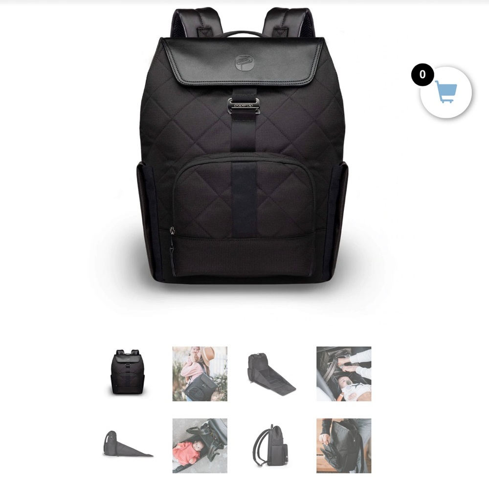 Paperclip Diaper Backpack - Jojo Plus